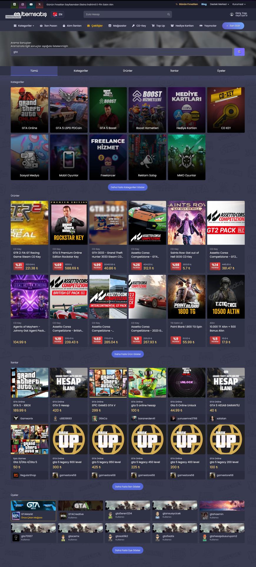 ItemSatis Search Module